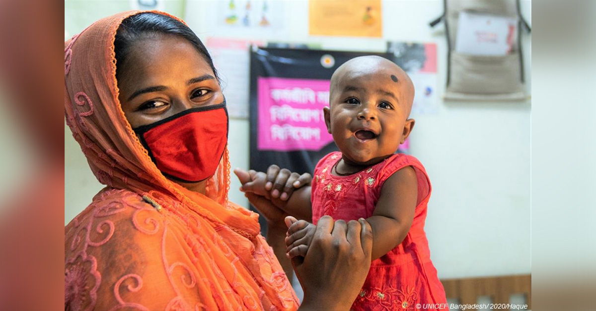 কোভিড-১৯ মহামারিতে পাঁচ বছরের কম বয়সী শিশুদের যত্ন